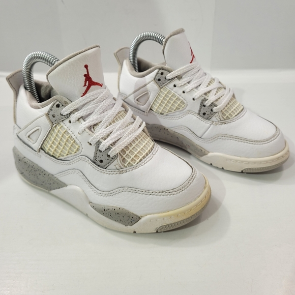 Nike Other - NIKE AIR JORDAN 4 RETRO WHITE OREO TODDLER KIDS SHOE SIZE 11C BQ7669-100